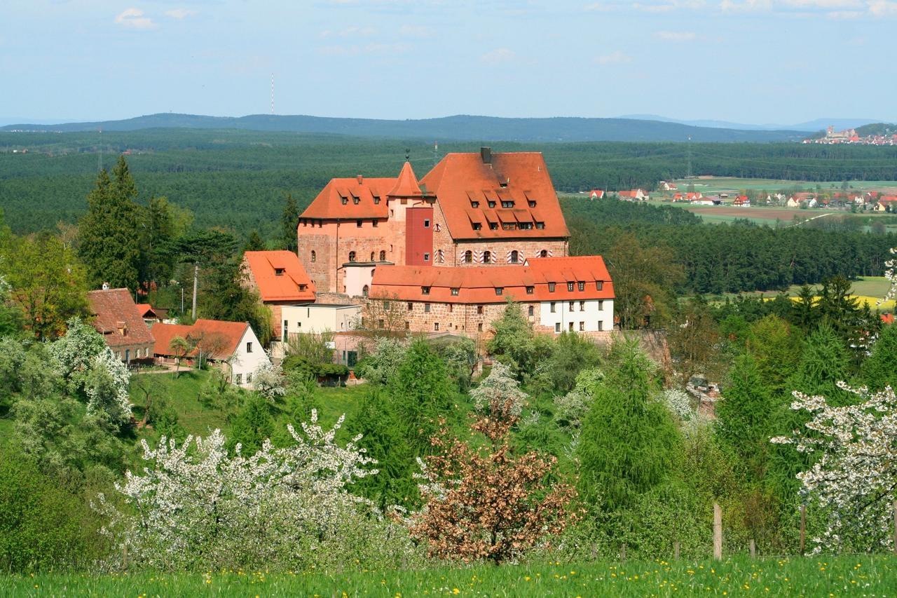 Cvjm Jugendherberge Burg Wernfels Spalt Exterior foto